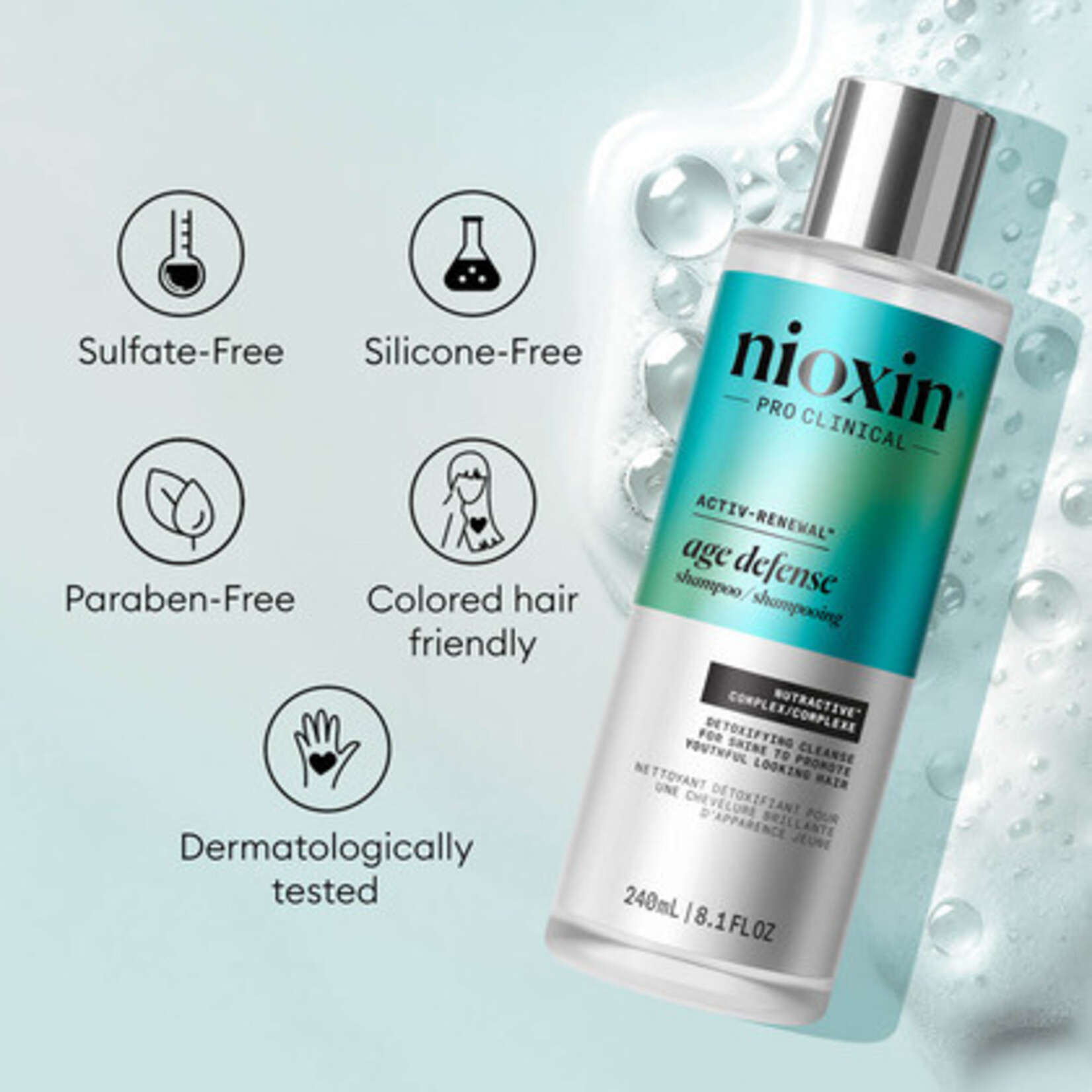 Nioxin Nioxin - Activ-Renewal - Age defence shampooing 240ml