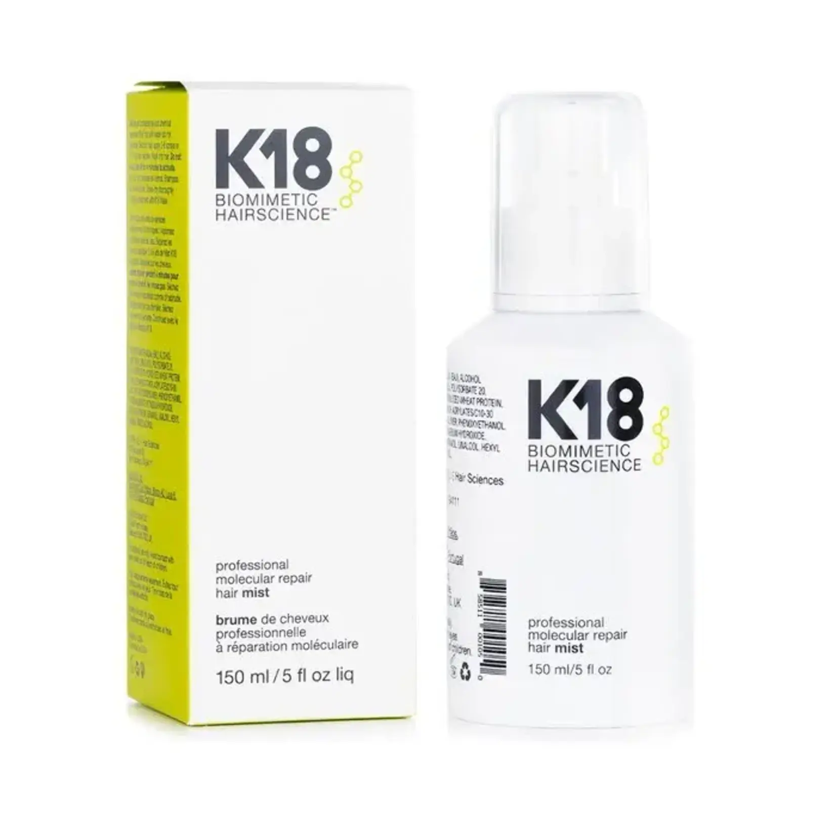 K18 K18 - Brume sans rinçage à réparation moléculaire 150ml