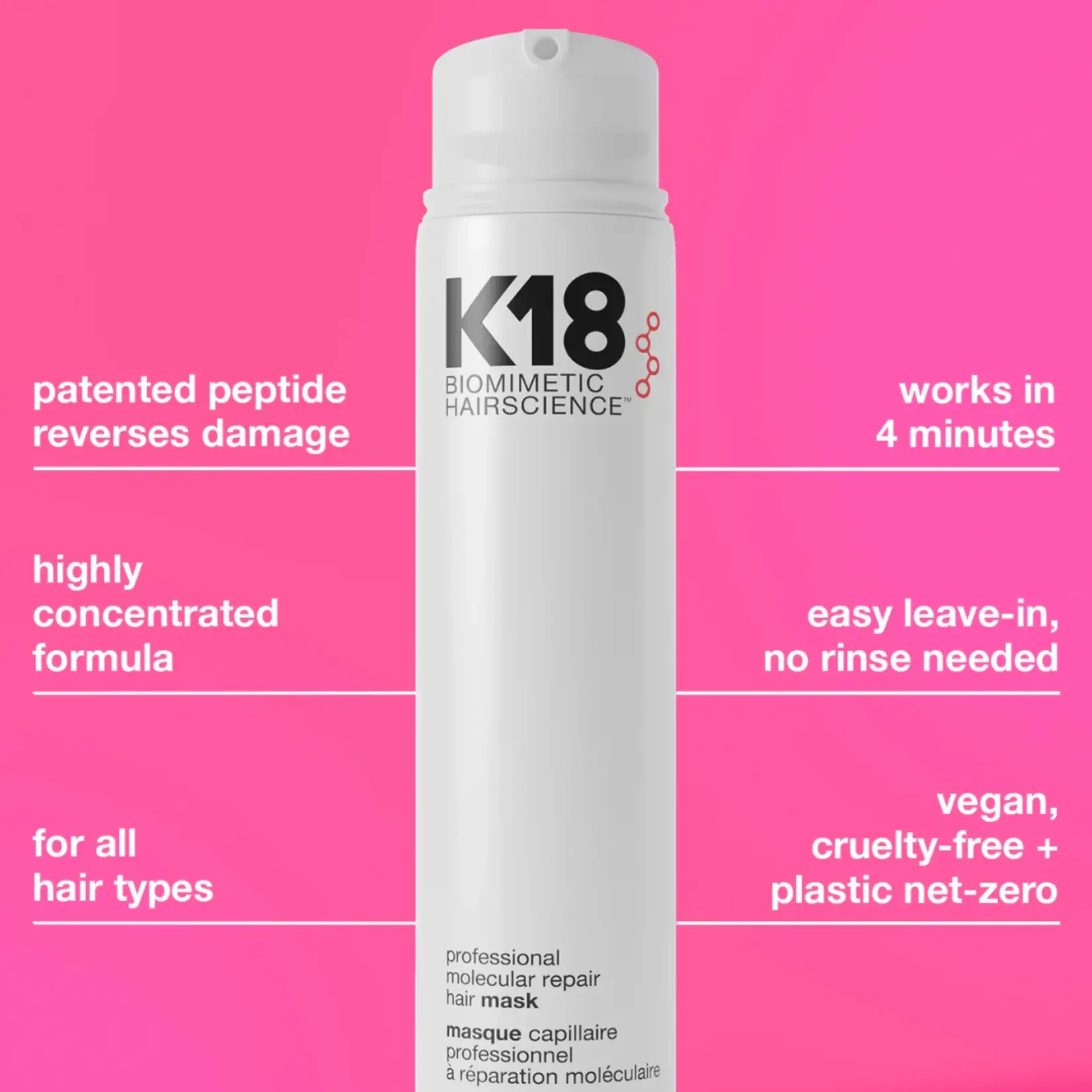 K18 K18 - Masque à réparation moléculaire 150ml