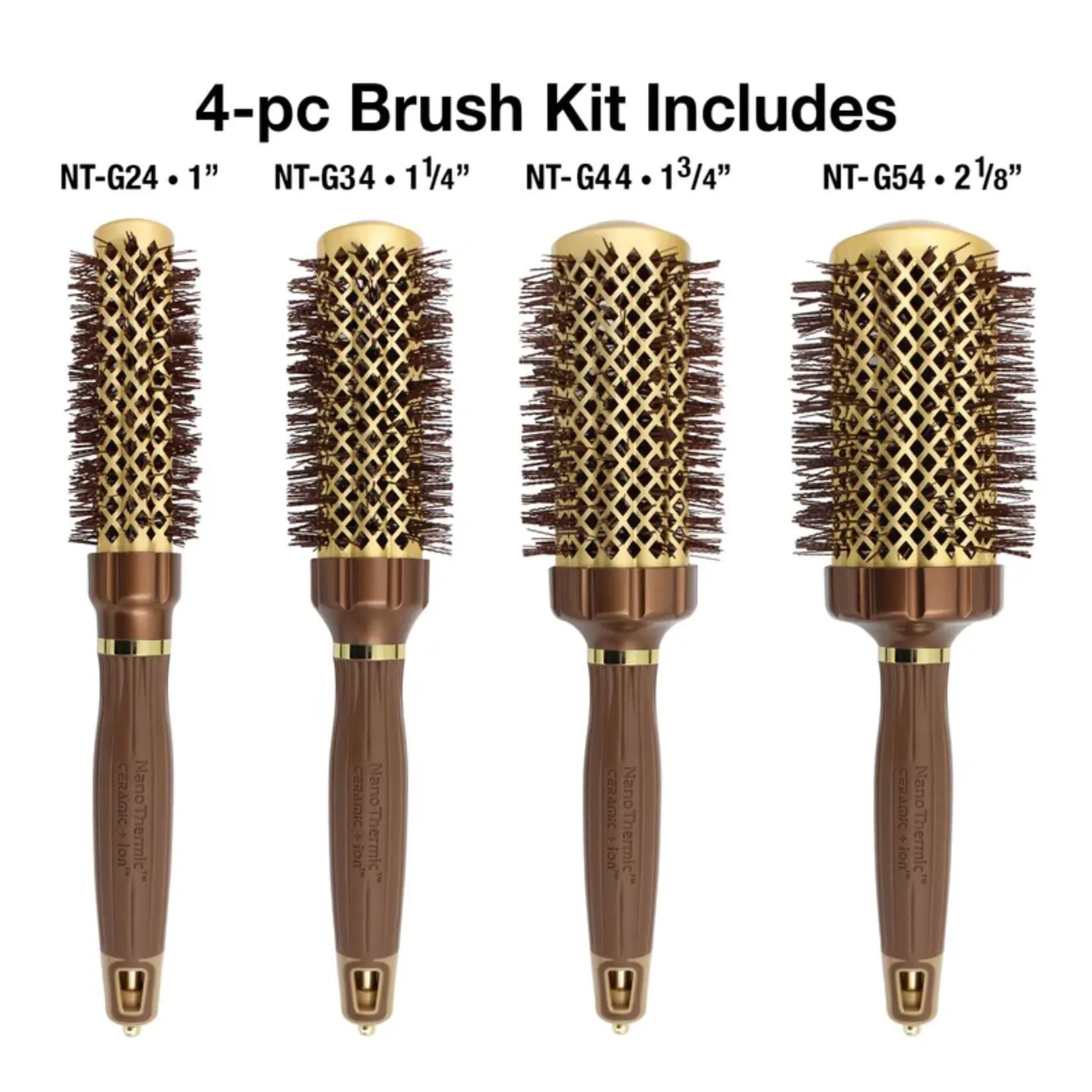 Olivia Garden Olivia Garden - Nano Thermic - PowerGrip Thermal - Brosse NT-G54 2 1/8"
