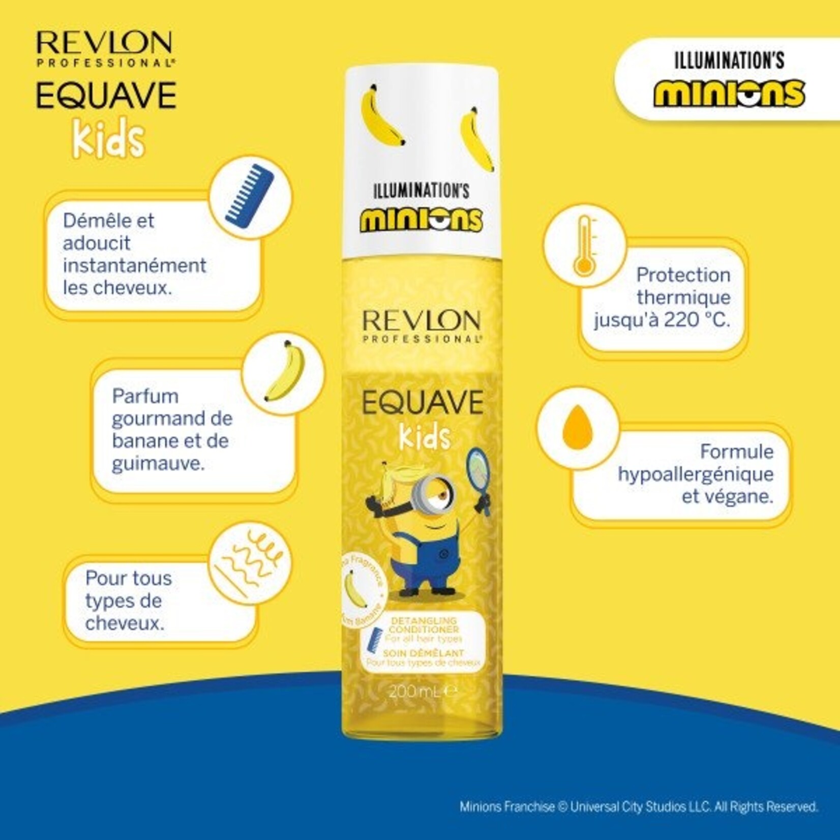 Revlon Revlon - Equave Kids Minion - Leave-in detangling conditioner for children 200ml