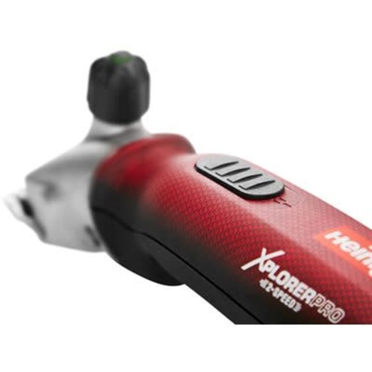 Heiniger Heiniger XplorerPro Cordless Clipper - 2 speed clipper - Red - 2 batteries
