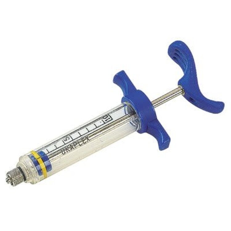 Ukal Elevage Uka-Plex Syringe Luer Lock 10ml - Blue