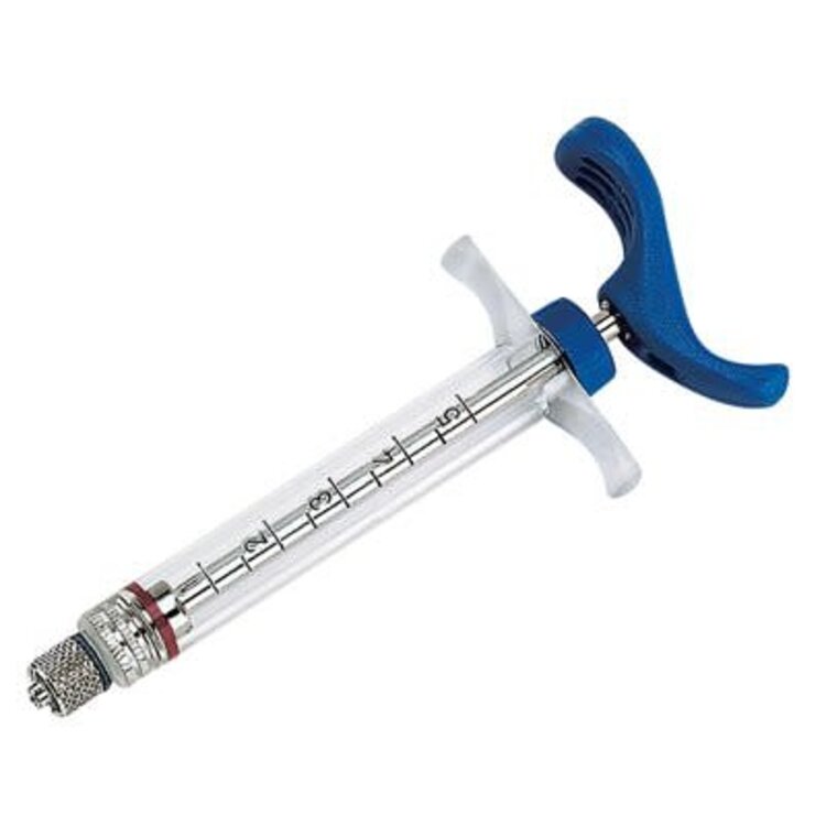 Ukal Elevage Uka-Plex Syringe Luer Lock 5ml - Blue