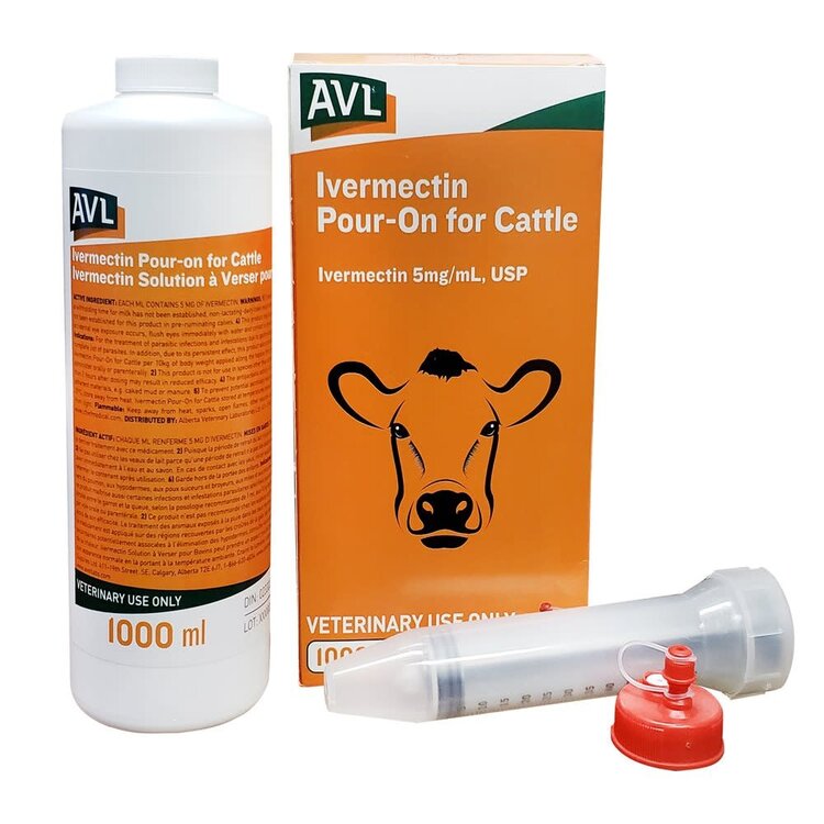 AVL Ivermectin Pour-On for Cattle