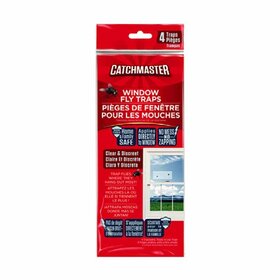 Catchmaster Clear Bug & Fly Window Trap - 4pk