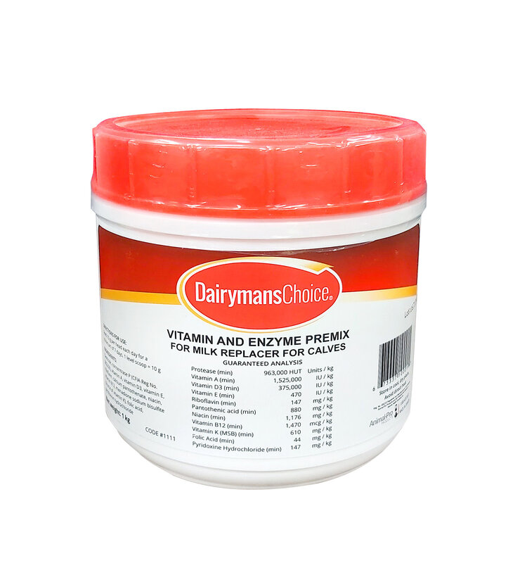 Dairymans Choice - Vitamin Mineral & Enzyme Premix for Calves -