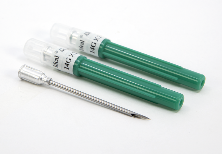 Ideal Instruments (Neogen) Ideal Disposable Aluminum Hub Needles - 100pk