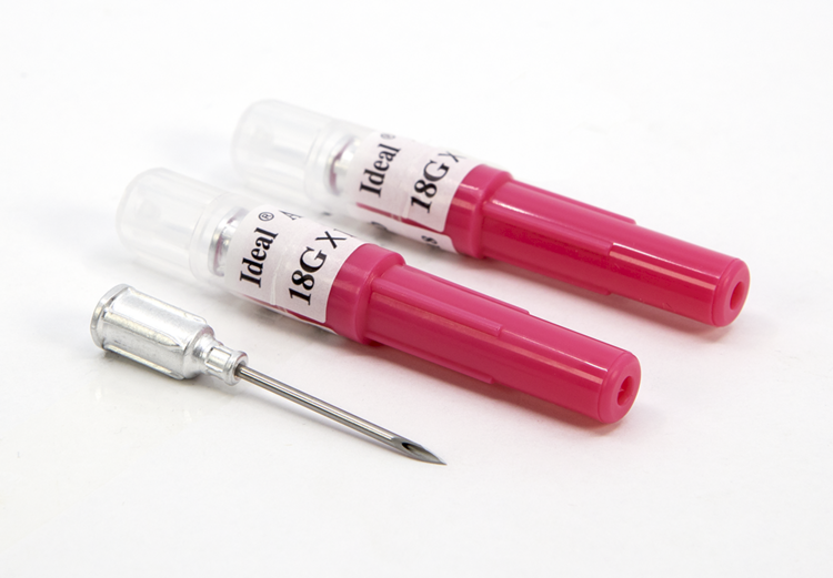 Ideal Instruments (Neogen) Ideal Disposable Aluminum Hub Needles - 100pk