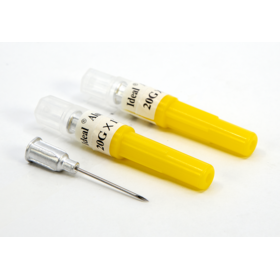Ideal Instruments (Neogen) Ideal Disposable Aluminum Hub Needles - 20G x 1" Single (100/Box)