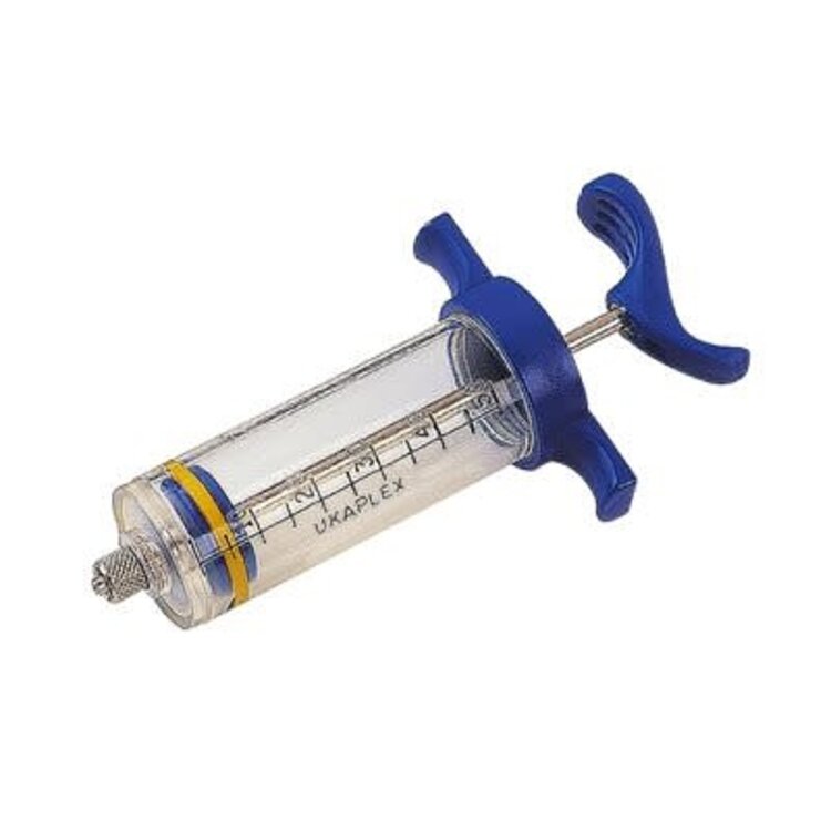 Ukal Elevage Uka-Plex Syringe Luer Lock 50ml - Blue