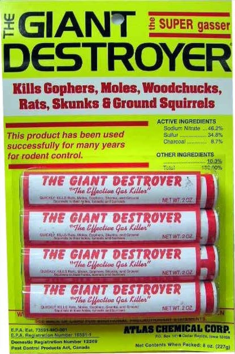 Giant Destroyers - The Effective Gas Killer - 4pk