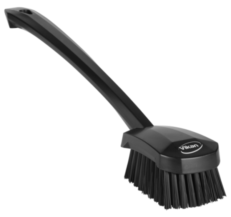 Vikan Washing Brush with long handle, 16.3", Stiff