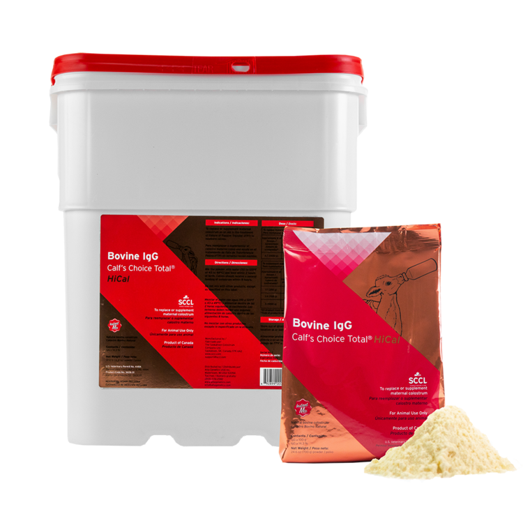 Calf's Choice Total HiCal - 100IgG Colostrum - 700g Bag (14/Case)