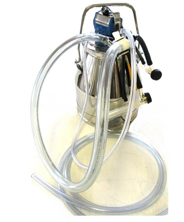 35lb Stainless bucket unit w/1 Eco goat cluster