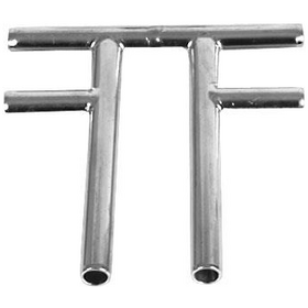 Air tee for 5/8" top unload claw, side to side, 9/32"