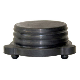 Bottom Rubber Discharge Cap for 4 7/8" Filter, N/S with Ribs