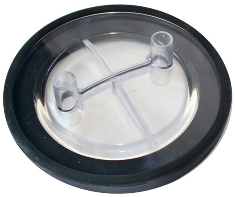 Fresh Cow Lid Clear Plastic w/gasket