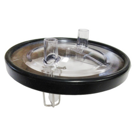 Fresh Cow Lid Clear Plastic w/gasket & w/check ball