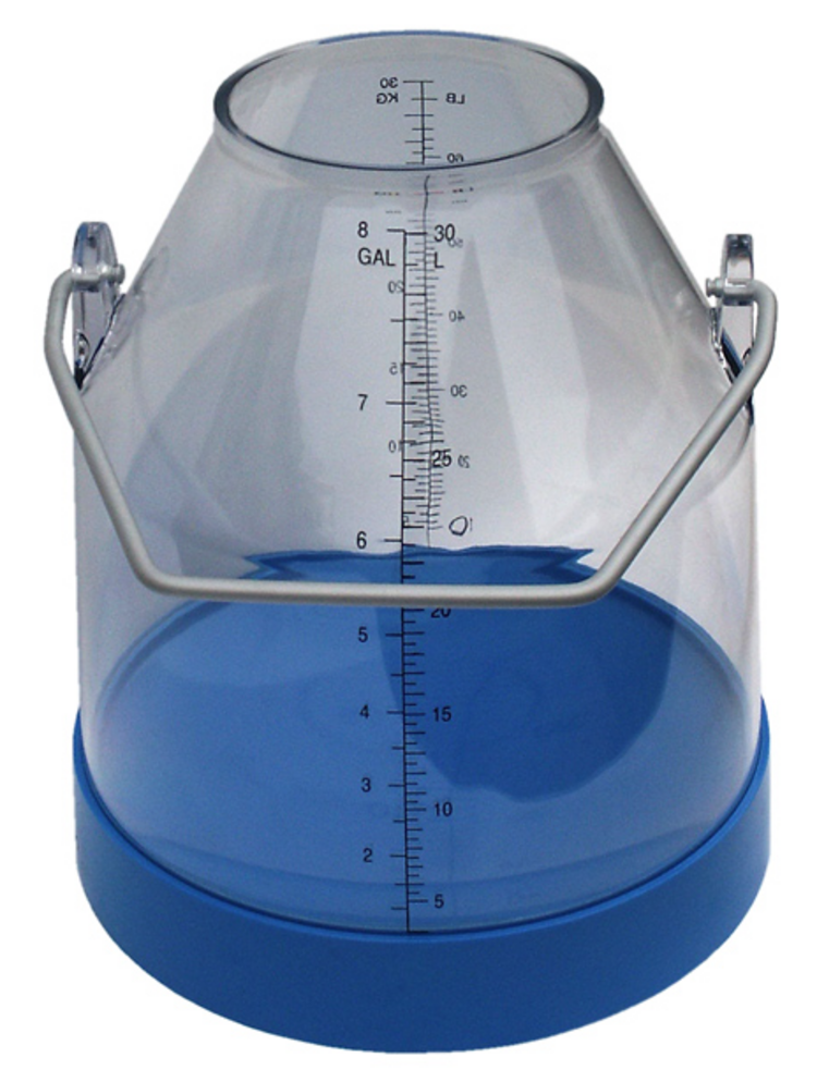 Fresh Cow Pail - Clear - 68 lb (30L) w/ Short Handle