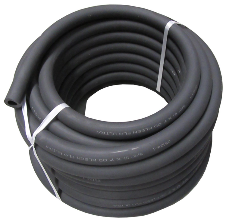 Kleen Flo Ultra Tubing - 3/4" ID x 1.25" OD - per Foot (65'/Roll) - Black