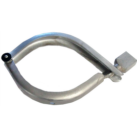 Replacement stainless milk pump housing clamp