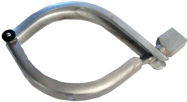 Replacement stainless milk pump housing clamp