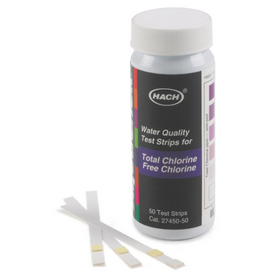 Chlorine Test Strips Low Range (0-10ppm) - 50pk