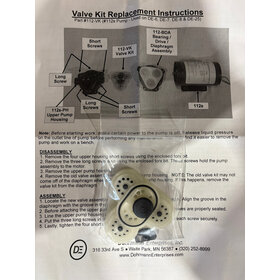 Valve kit replacement 112-vk