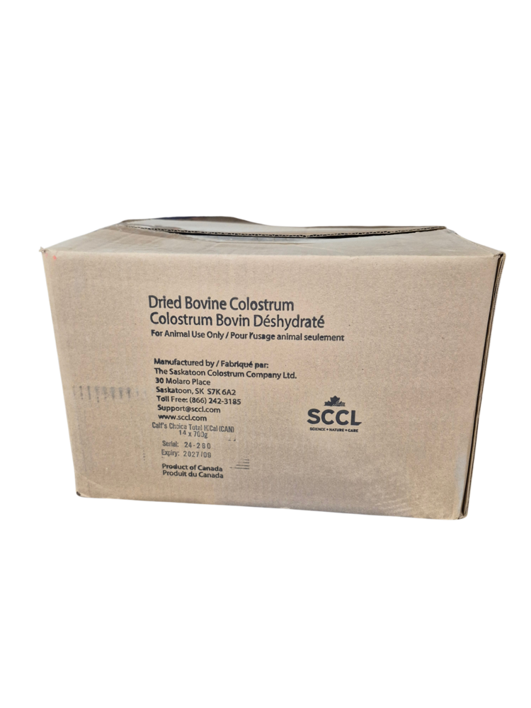 Calf's Choice Total HiCal - 100IgG Colostrum - 700g Bag (14/Case)