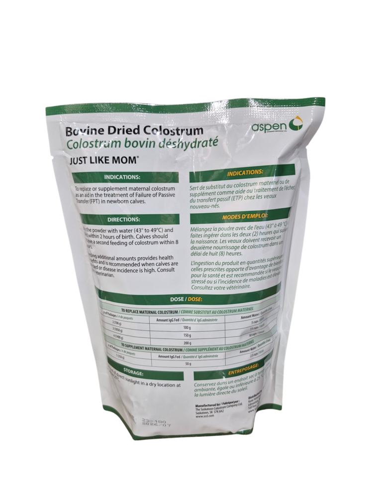 Just Like Mom Colostrum 50IgG -350g/Bag