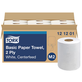 Tork Tork Advanced Centerpull Towels - 2-Ply -White - 600ct - 6 Rolls/Case (50/Pallet)