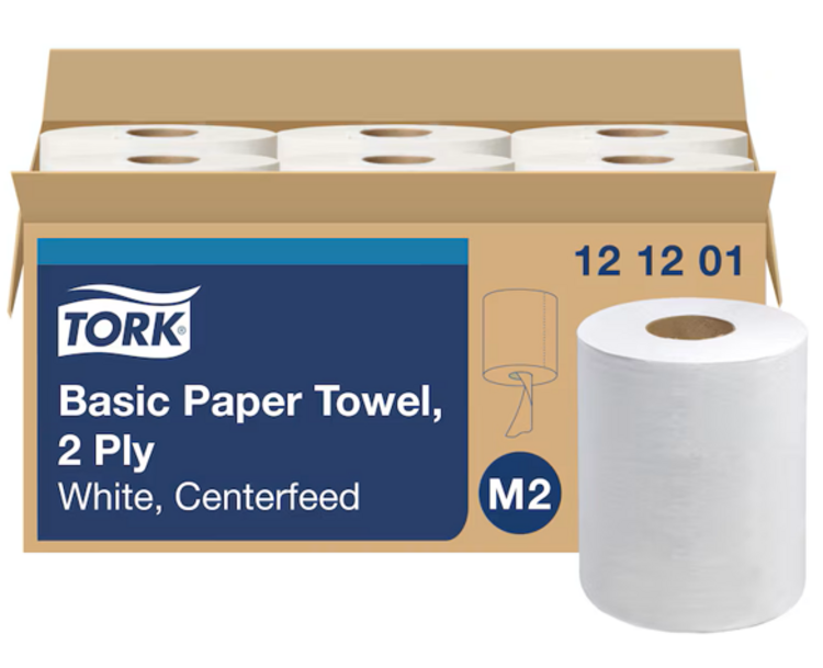 Tork Tork Advanced Centerpull Towels - 2-Ply -White - 600ct - 6 Rolls/Case (50/Pallet)
