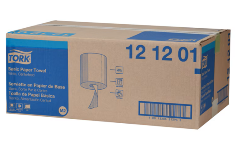 Tork Tork Advanced Centerpull Towels - 2-Ply -White - 600ct - 6 Rolls/Case (50/Pallet)