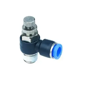 JSC SERIES Push to Connect Speed Control METER OUT 6mm  x 1/4" NPT