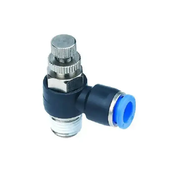 JSC SERIES Push to Connect Speed Control METER OUT 6mm  x 1/4" NPT