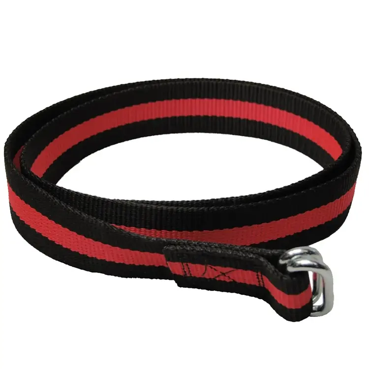 Nylon Cow Collar (Neck Strap) -  Black-Red