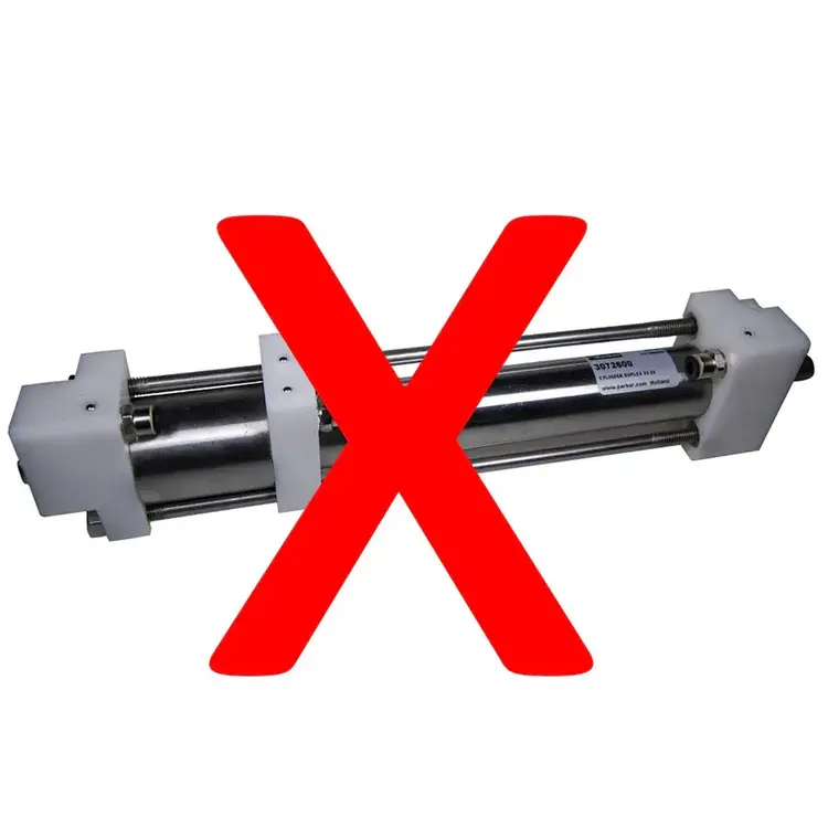 Overhaul Kit Cord Cylinder Lely A3/A4 BLACK + Piston Rods