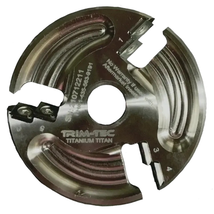 Trim-Tec Trim-Tec - Titanium Titan 6 Blade 3mm - Open (Body Only)