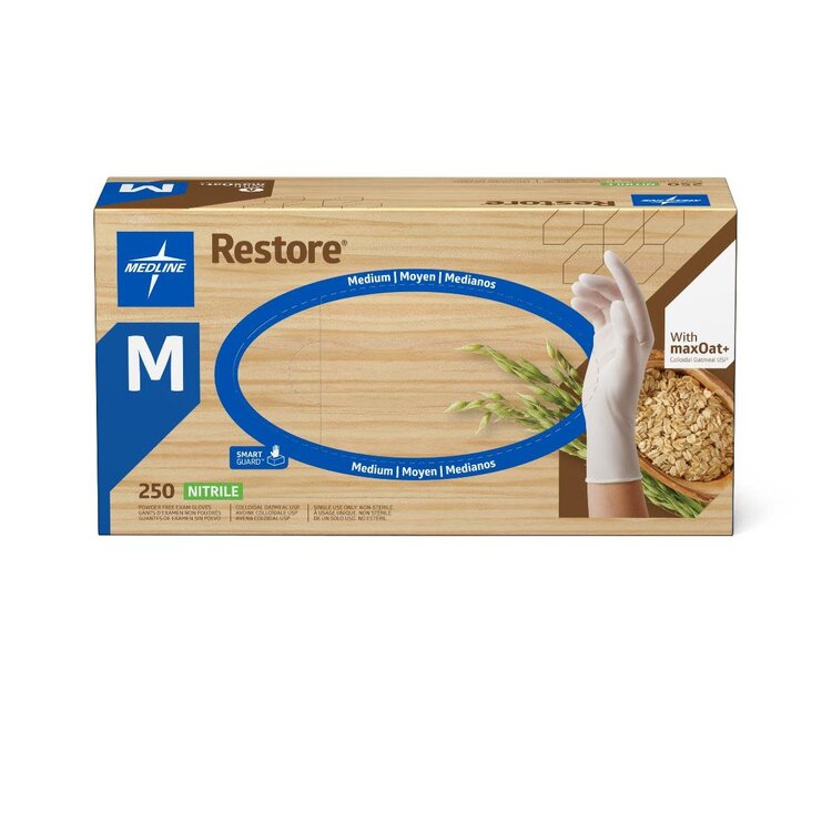 Restore Oatmeal Nitrile Gloves (10/Case)