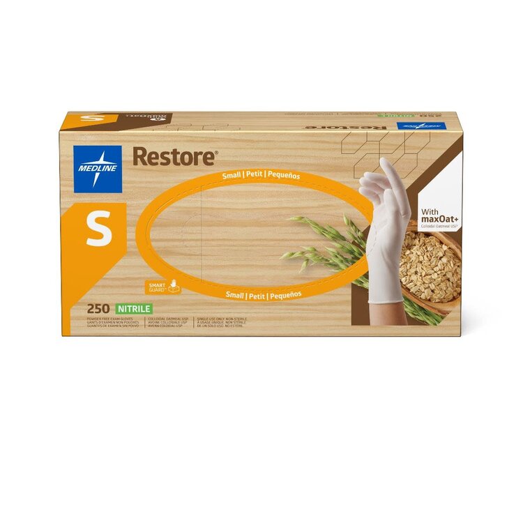 Restore Oatmeal Nitrile Gloves (10/Case)