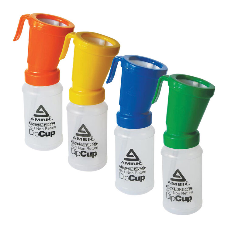 Ambic Dip Cup - Non-Return - Orange