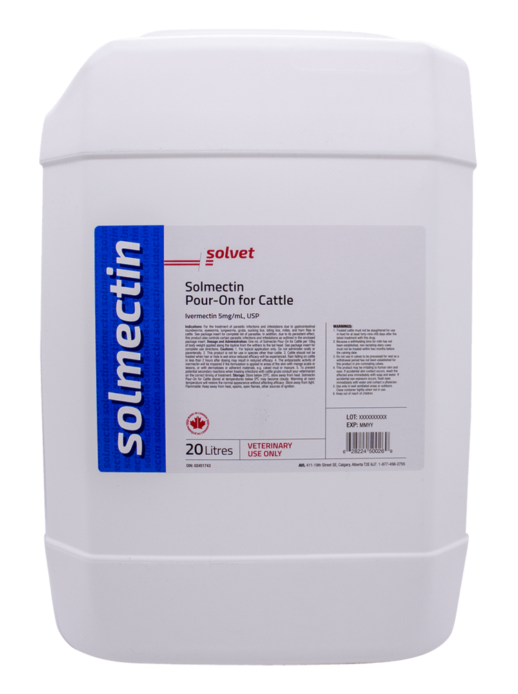 Solvet Solmectin Pour-On for Cattle