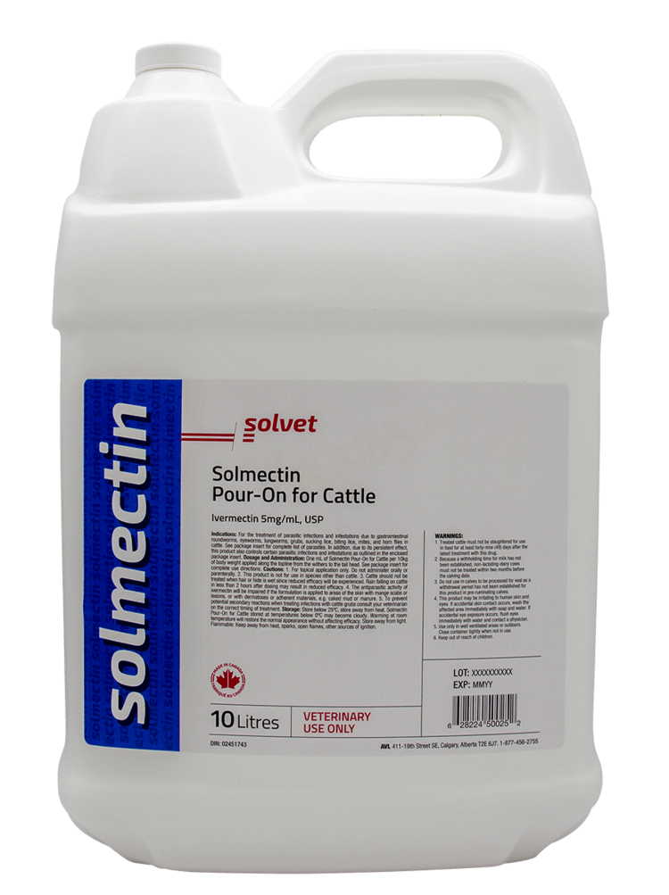 Solvet Solmectin Pour-On for Cattle