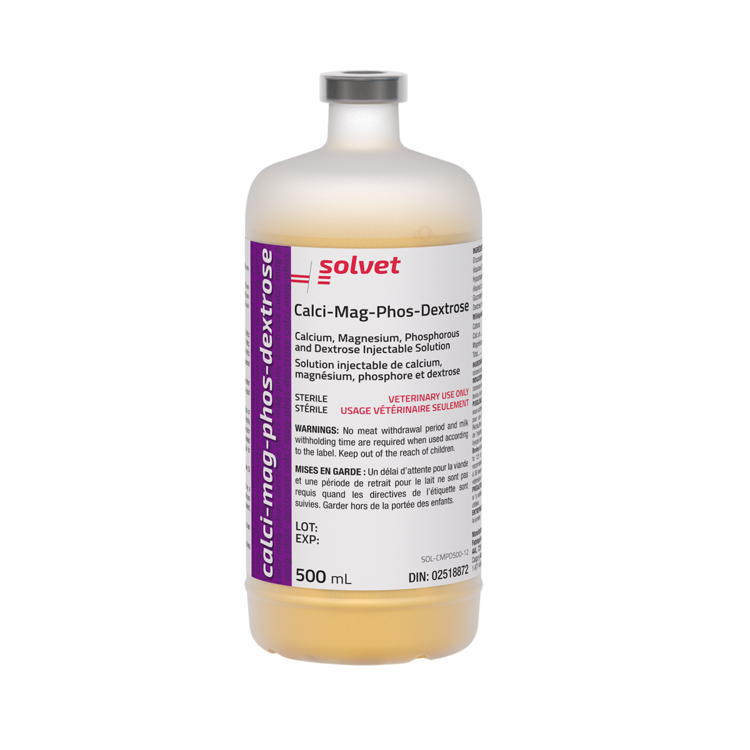 Solvet Calci-Mag-Phos-Dextrose - 500mL (12/Case)
