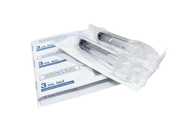 Ideal Instruments (Neogen) Disposable Luer Lock Syringe - 3cc - Single (100/box)