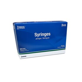 Ideal Instruments (Neogen) Disposable Luer Lock Syringe - 3cc - 100/box