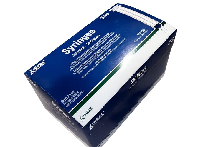 Ideal Instruments (Neogen) Disposable Luer Lock Syringe - 3cc - 100/box