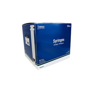 Ideal Instruments (Neogen) Disposable Luer Lock Syringe - 20cc - 50/box