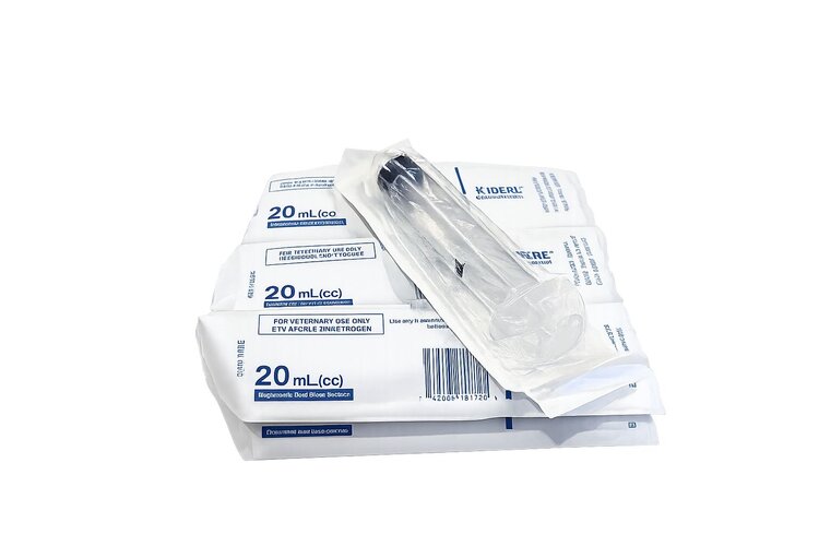 Ideal Instruments (Neogen) Disposable Luer Lock Syringe - 20cc - Single (50/box)